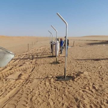 تسوير المزارع بشبك والأسلاك الشائكة