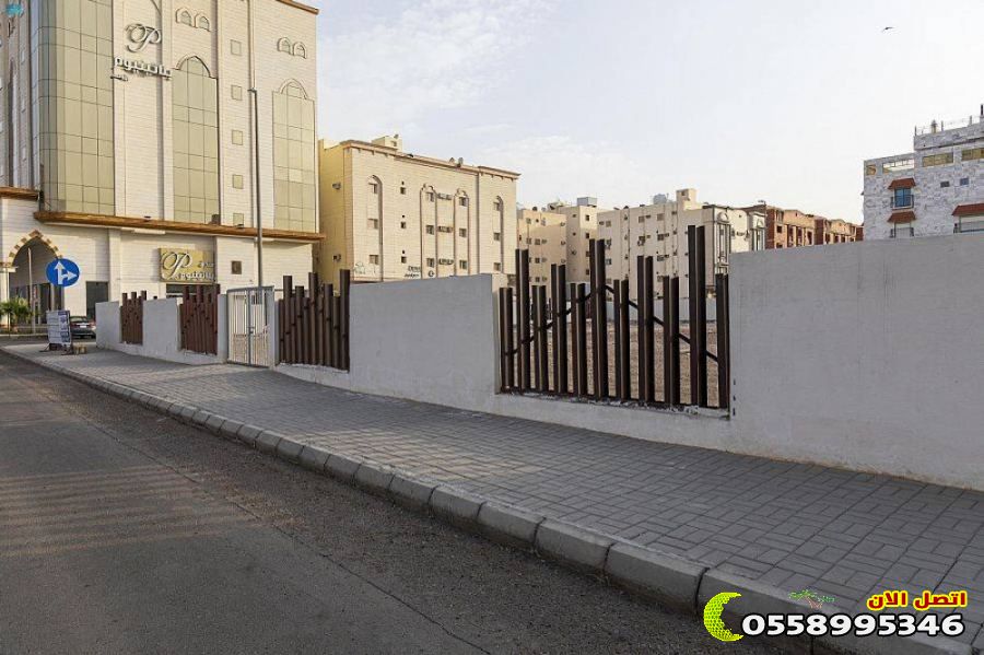 تسوير الاراضي البيضاء في السعودية